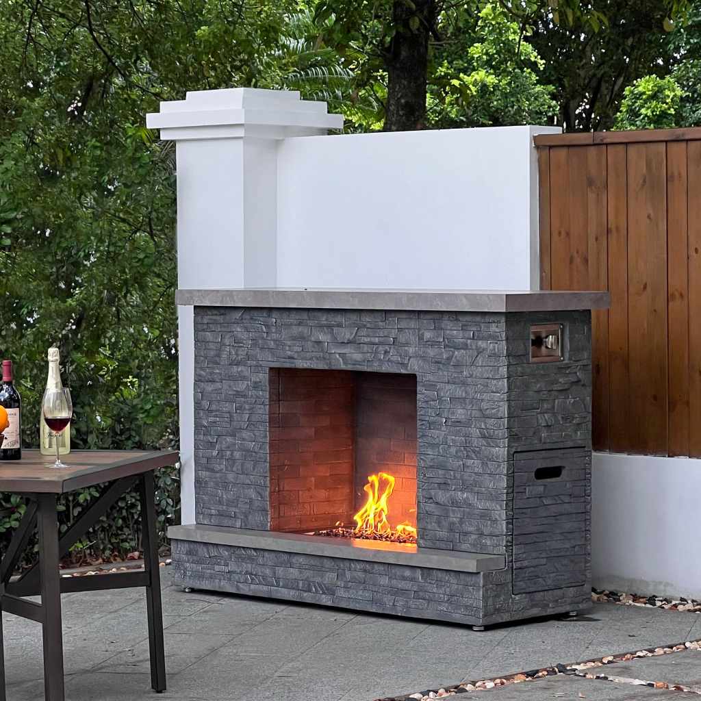 Prokan－Member's Mark 67 Inches Outdoor Gas Fireplace